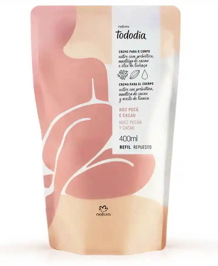 Repuesto Crema Nutritiva Corporal Nuez Pecán Y Cacao