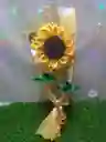 Solitario De Girasol En Cinta Tegnica Eterna