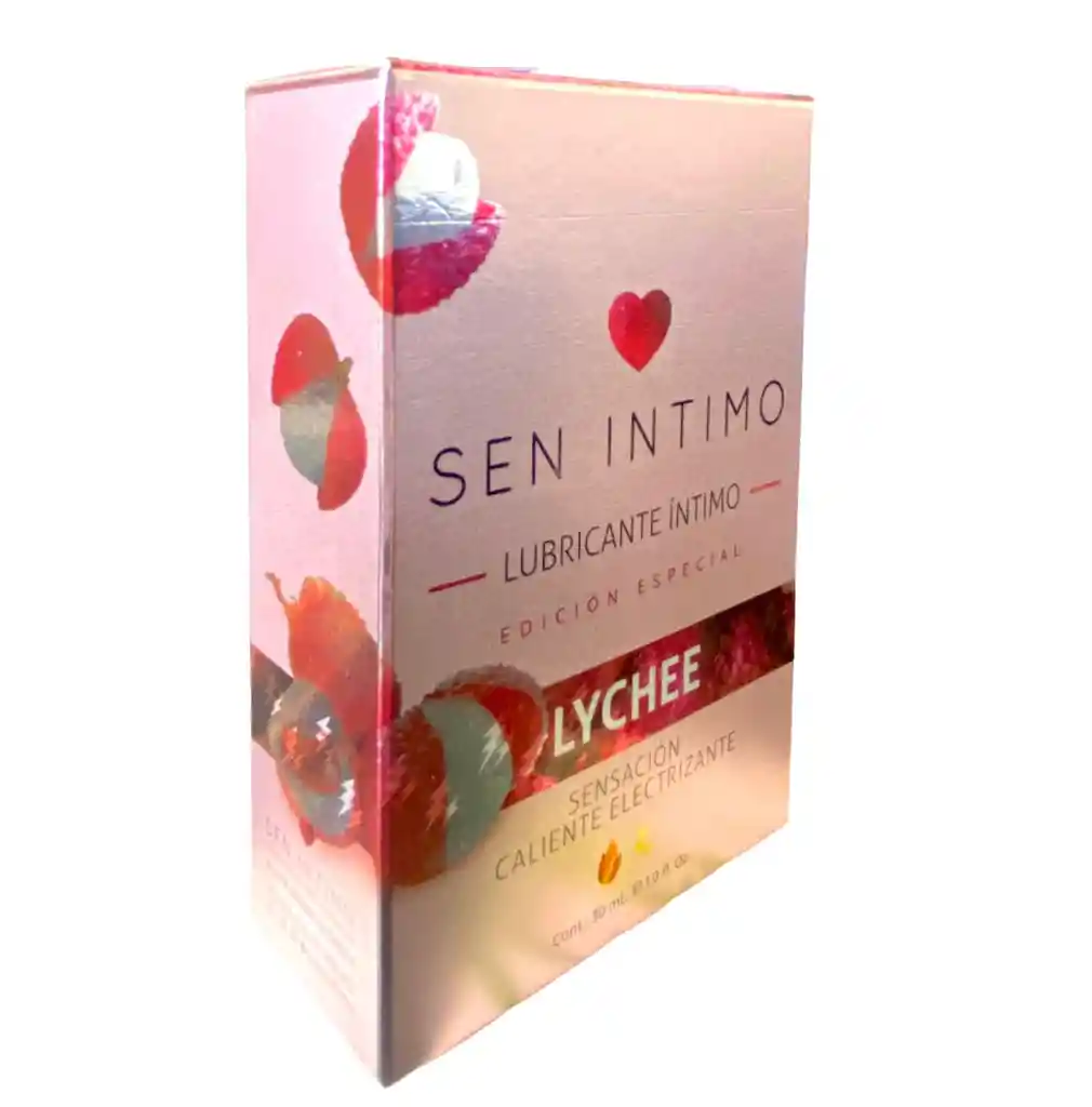 Lubricante Intimo Efecto Caliente Electrizante A Base De Agua Lychee