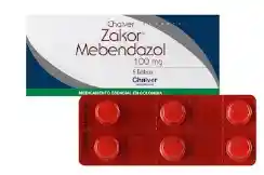 Zacor 100 Mg (mebendazol) Tabletas