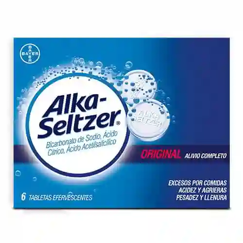 Bayer Alka-seltzer Tabletas Efervescente