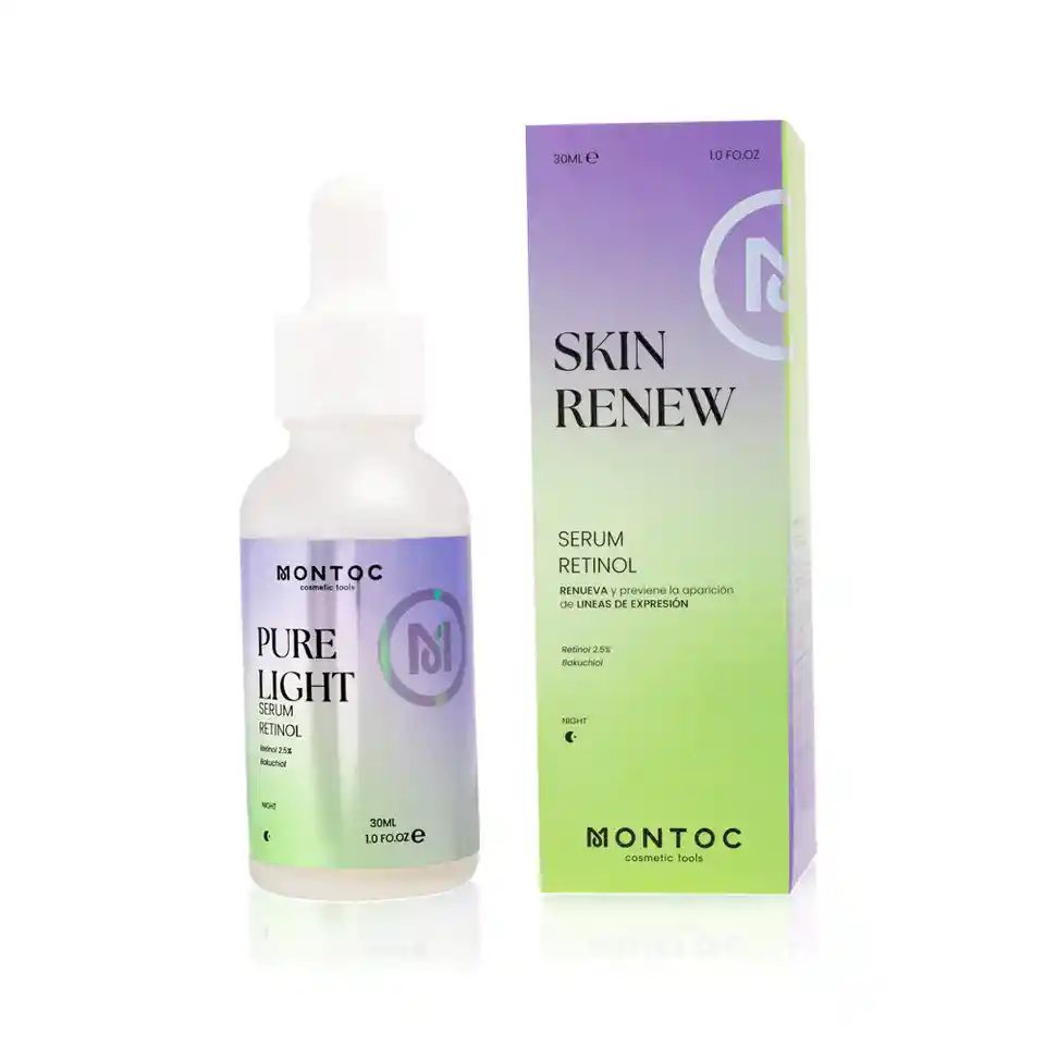 Serum Antiedad De Retinol Skin Renew Montoc 30 Ml