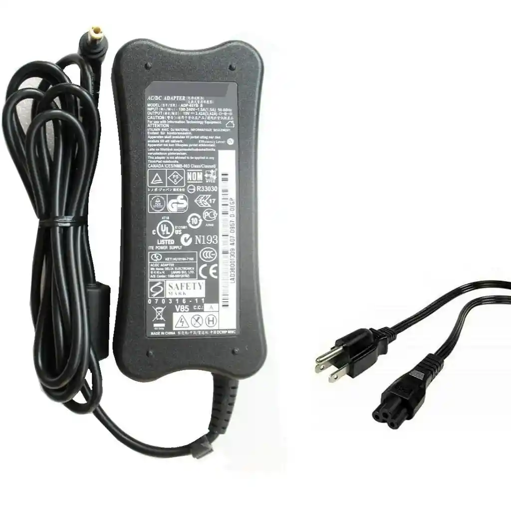 Cargador De Portatil Lenovo 19v 3.42a Pt Amarilla | Original