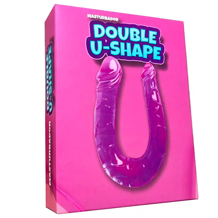 Consolador Doble Cabeza Clitoris Vagina Orgasmico Juguete Erótico