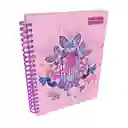 Cuaderno Primavera Argollado Encanto Mixto 5 Materias 150 Hojas