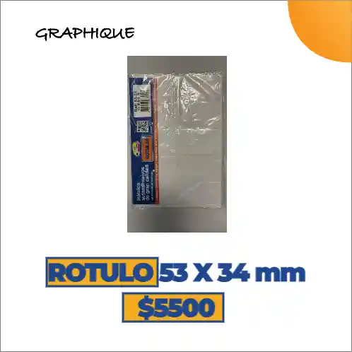 Rótulo 53 X 34 Mm