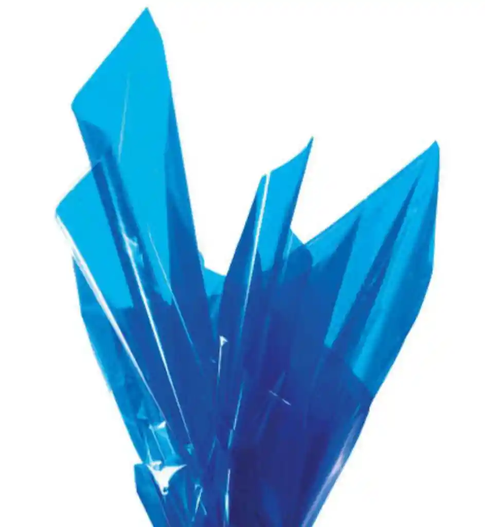 Papel Celofan Pliego Azul