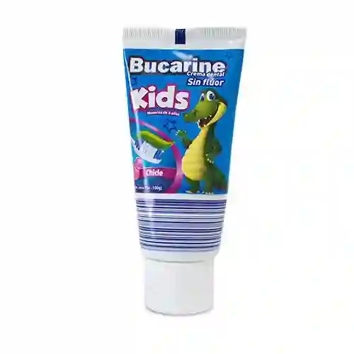 Bucarine Kids Crema Dental Para Niños Sin Fluor