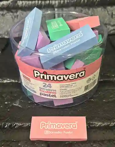 Borrador Primavera Pastel Rosado