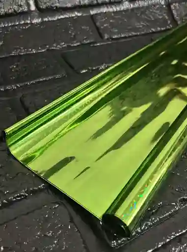 Papel Regalo Metalizado Verde Claro