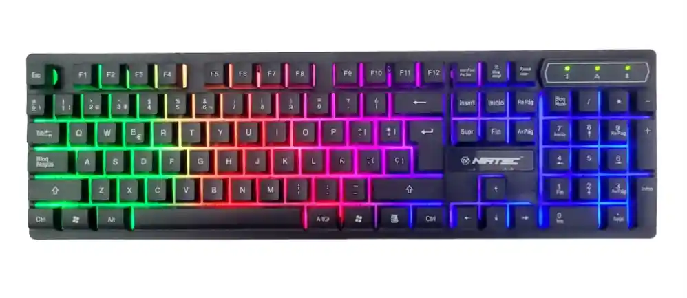 Combo Gaming 3 En 1 Teclado + Mouse Gamer + Audífonos. Niatec