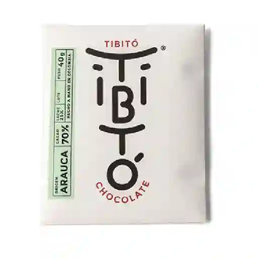 Barra De Chocolate Tibito Arauca 50% - 40gr