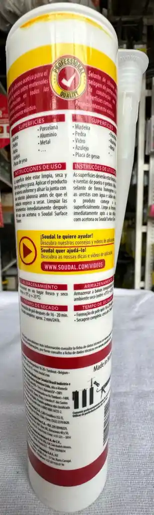 Silicona Multiusos Antihongo Transparente Soudal