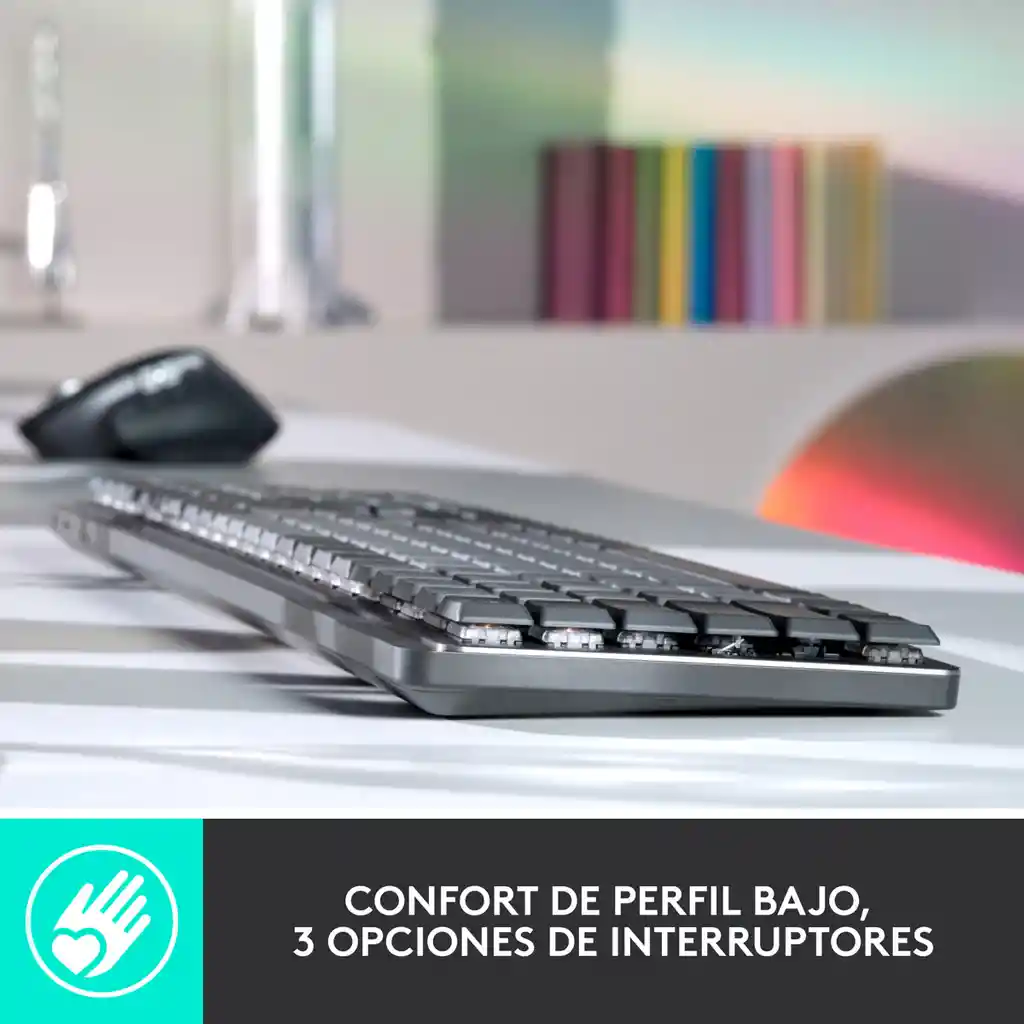 Teclado Recargable De Alto Desempeño Logitech Mx Mechanical