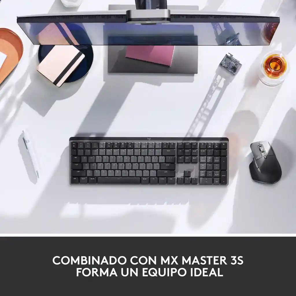 Teclado Recargable De Alto Desempeño Logitech Mx Mechanical