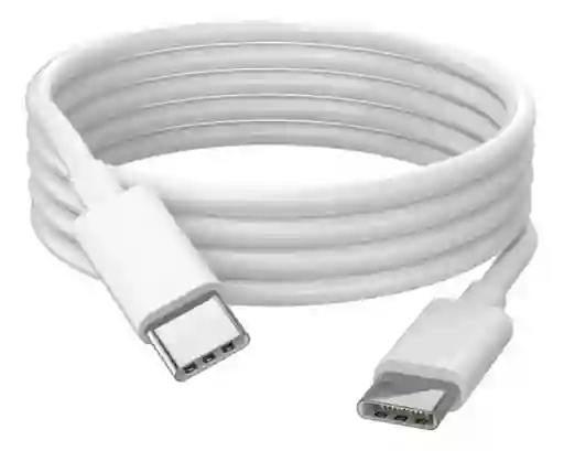 Cable Para Cargador Macbook Tipo C Usb-c A Usb-c (2m) Blanco