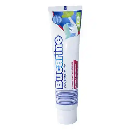 Bucarine Crema Dental En Gel Con Flúor