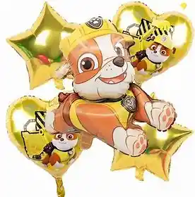 Globo Paw Patrol Ruble 5 Piezas