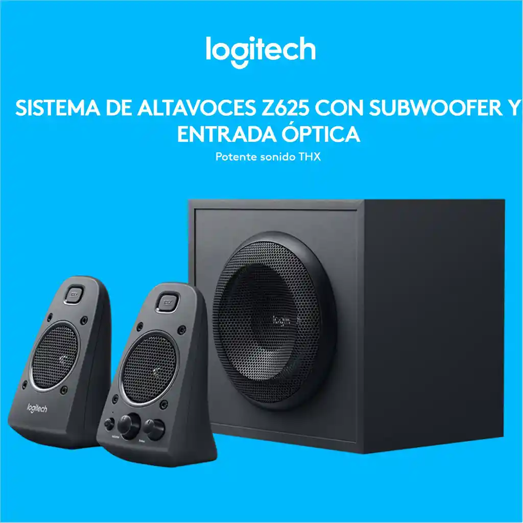 Logitech Combo 21 Altavoces Z625 Thx Optical + Bluetooth