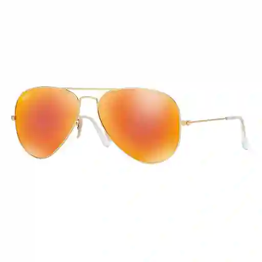 Gafas De Sol Ray Ban Aviador Rb3025 112/69 Unisex Naranja Espejado 58mm