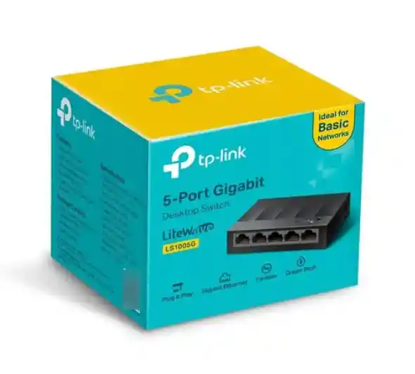 Tp-link Ls1005g Switch Escritorio Litewave 5 Puertos Gigabit