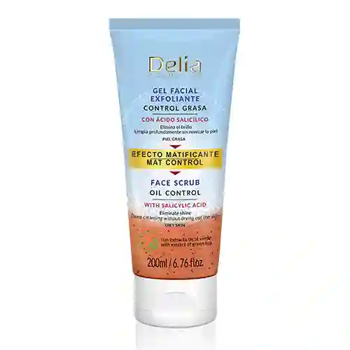 Delia Gel Facial Exfoliante Control Grasa