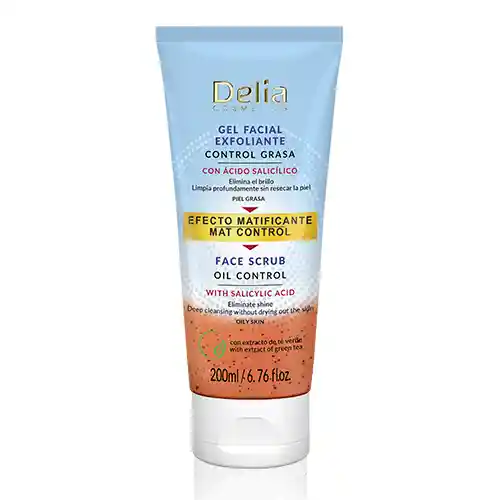 Delia Gel Facial Exfoliante Control Grasa