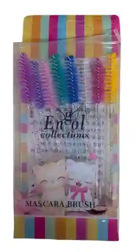 Cepillos Para Cejas Y Pestañas Multicolor X8 Und Engol