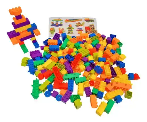 Balde Bloques Para Armar Compatible Lego, Arma Todo, Armo Todo, Regalo