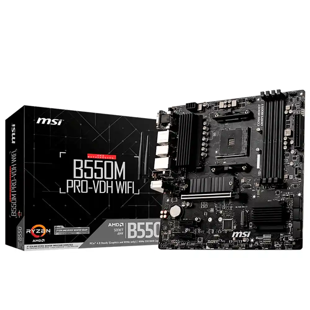 Board Msi B550m Pro - Vdh Wifi (socket Am4)