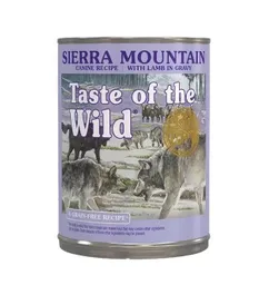 Lata Taste Of The W. Sierra Mountain X390g (cordero)
