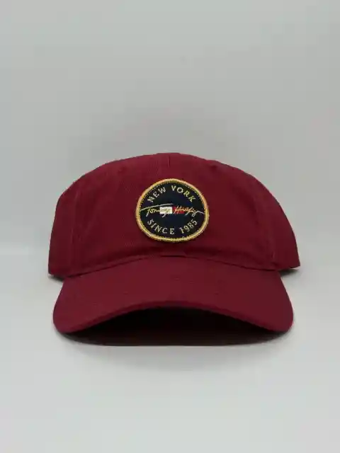 Gorra Tommy Hilfiger Men`s Vino Tinto Original