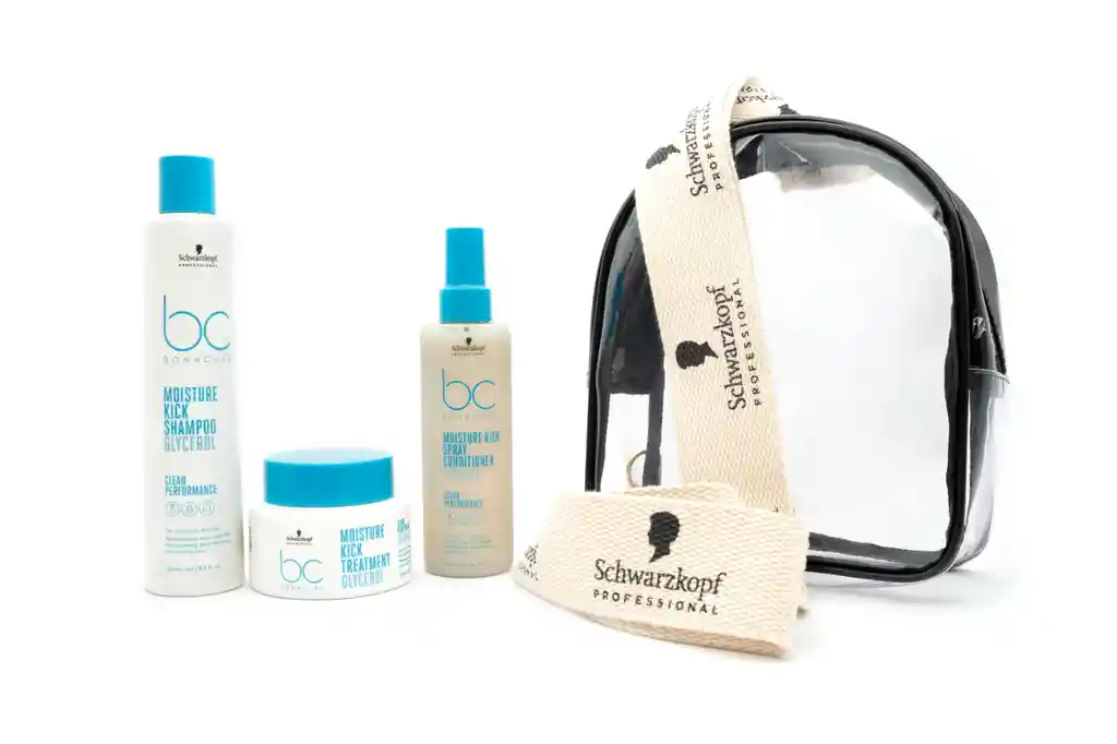 Kit Bonacure Moisture Kick Shampoo + Acondicionador En Spray + Tratamiento- Exclusivo Mes De Las Madres