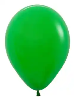 R-12 Bombas Globos Sempertex Fashion Verde Trebol Paquete X12 Unidades