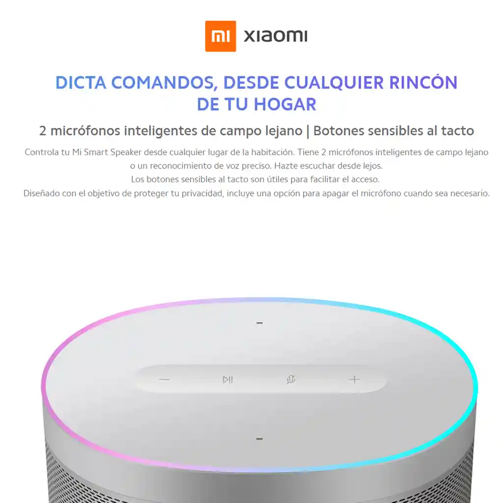 Altavoz Parlante Inteligente Xiaomi Mi Smart Speaker Bluetooth Google