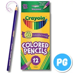 Caja De Colores Crayola X12 Unds Unipunta
