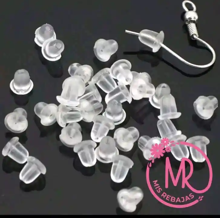 Topitos De Goma Para Aretes.