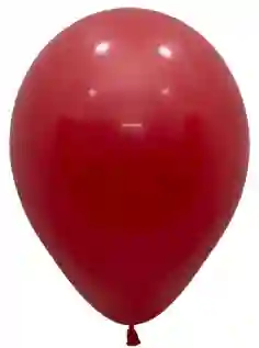 R-12 Bombas Globos Sempertex Fashion Rojo Imperial Paquete X12 Unidades