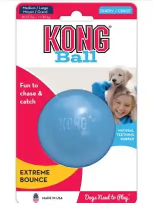 Kong Perro Caucho Puppy Pelota Small Kpb2 Ko