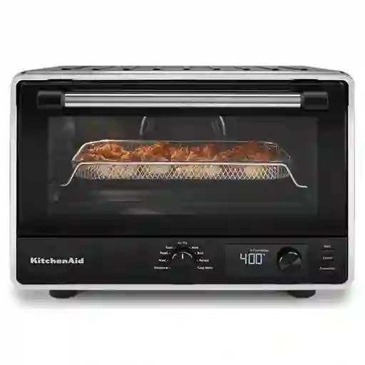 Horno Kitchenaid Digital Con Air Fryer Color Negro De 21 Litros