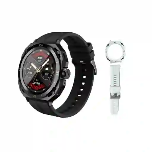 Smart Whatch Reloj Inteligente Wo X2 Plus Caja Perzonalizado | Negro Y Blanco