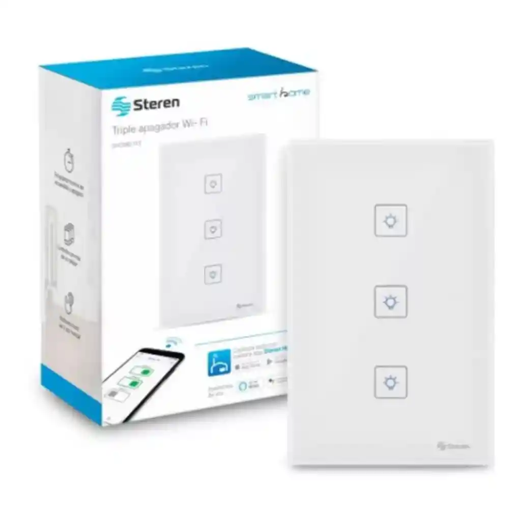 Switch Interruptor Inteligente Triple Shome 113