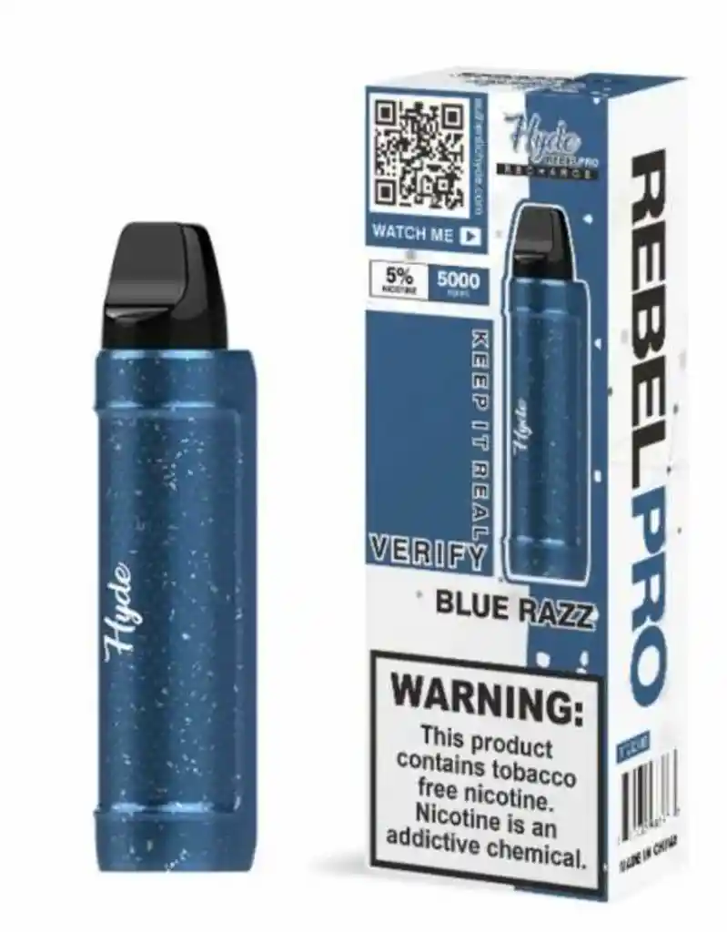 Vap Hyde Rebel Pro Blue Razz 5000pffs