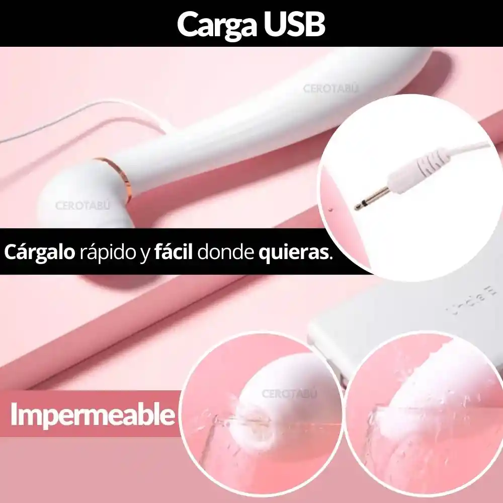 Estimulador Succionador De Clítoris Vibrador Punto G 2 En 1