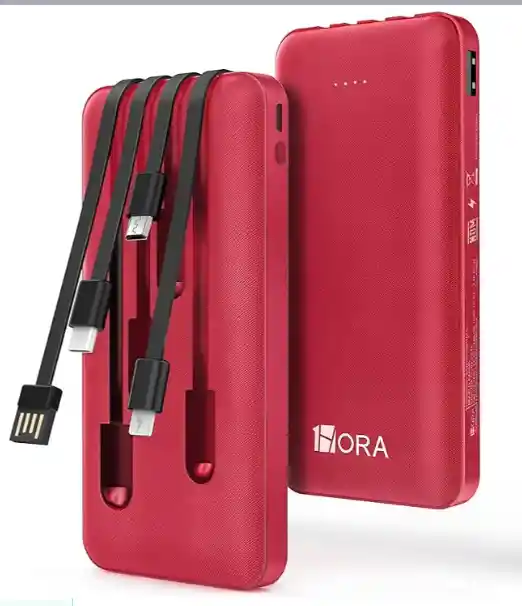 Power Bank, Bateria Portatil 10000/2.1 - Gar148 Rojo