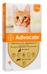Advocate Gatos Hasta 4 Kg