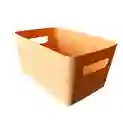Caja Cesta Recipiente Organizador Con Tapa