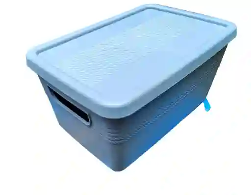 Caja Cesta Recipiente Organizador Con Tapa