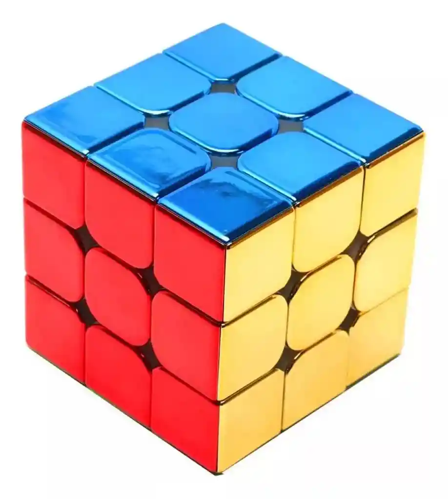 Cubo Rubik 3x3 Magnético Metalizado