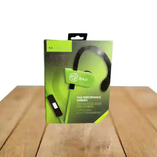 Audifonos Sport Blast Manos Libres Negro Verde